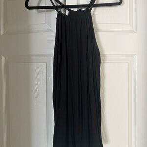 Black Halter Top